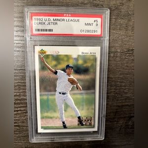 1992 U.D Minor League #5 Derek Jeter Card- MINT 9